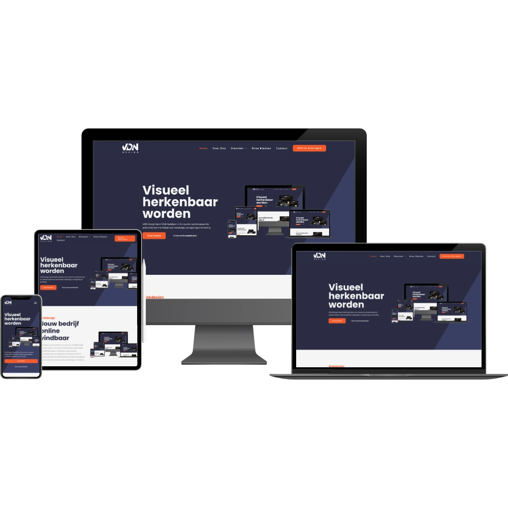 Noord Creative studio Website mockup